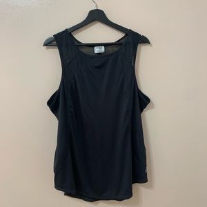 Athletic Black Mesh Tank Top